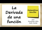 La derivada de una función. Explicación ilustrada. Cálculo Diferencial | Recurso educativo 733152