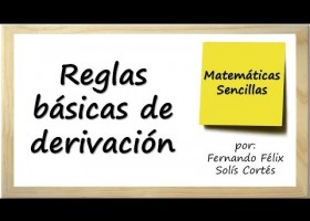 Reglas básicas sobre la derivada de un función. Teoremas básicos. | Recurso educativo 733153