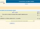 Ecuaciones incompletas de segundo grado | Recurso educativo 735547