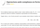 Operacions amb nombres complexos | Recurso educativo 745693