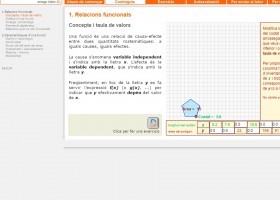 Relacions funcionals: concepte i taula de valors | Recurso educativo 748705