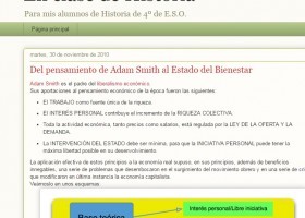 Liberalismo económico. Pensamento de Adam Smith | Recurso educativo 749755