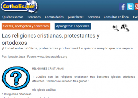 Religions cristianes, protestants i ortodoxes | Recurso educativo 750925