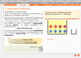 Experiments compostos: probabilitat condicionada | Recurso educativo 752044