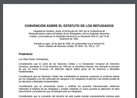 La Convenció sobre l'Estatut dels refugiats (1951) | Recurso educativo 752405