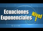 Ecuaciones Exponenciales Ejercicios Resueltos - Nivel 1 | Recurso educativo 763467