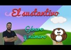 El sustantivo: género y número.(Aprendo y me divierto con Miguel y sus amigos) | Recurso educativo 765277