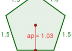 Pentágono regular: problemas resueltos | Recurso educativo 767719