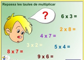 Repassa les taules de multiplicar | Recurso educativo 771952