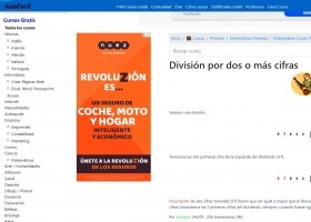 División por dos o más cifras | Recurso educativo 774389