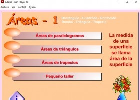 Áreas de cuadriláteros y triángulos | Recurso educativo 775365