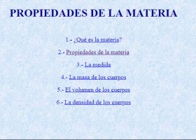 Propiedades de la materia | Recurso educativo 775777