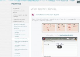 Divisió de nombres decimals. | Recurso educativo 776565