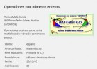 Operacions amb nombres | Recurso educativo 776616