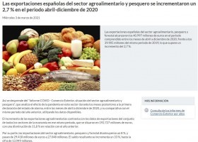 Les exportacions del sector agrari espanyol | Recurso educativo 784469