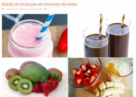 Batuts de fruita per als berenars de l'estiu | Recurso educativo 785429