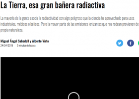 La radiació natural | Recurso educativo 785864