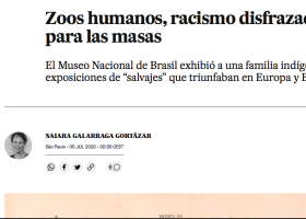 Zoológicos humanos, racismo disfrazado de ciencia para as masas | Recurso educativo 786127