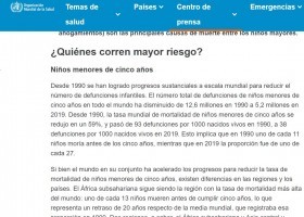 Millorar la supervivència i el benestar dels nens | Recurso educativo 789798