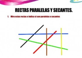 Rectas paralelas y secantes | Recurso educativo 790341