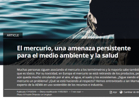 El mercurio, una amenaza persistente para el medio ambiente y la salud | Recurso educativo 790378