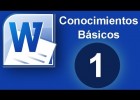 Tutorial Word (Cap. 1) Conocimientos Básicos | Recurso educativo 7902404